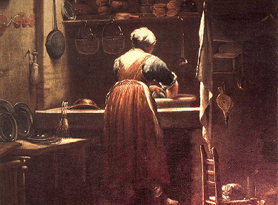 The Scullery Maid by Guiseppe Maria Crespi