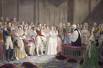 Queen Victoria marries Prince Albert