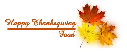 Page Banner for Thanksgiving Food