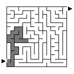 B&W Maze-a-Pix (B)