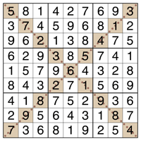 Diagonal Sudoku solution