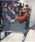 Carolers on a hayride (15389 bytes)