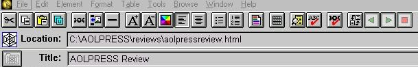 Aolpress Toolbar